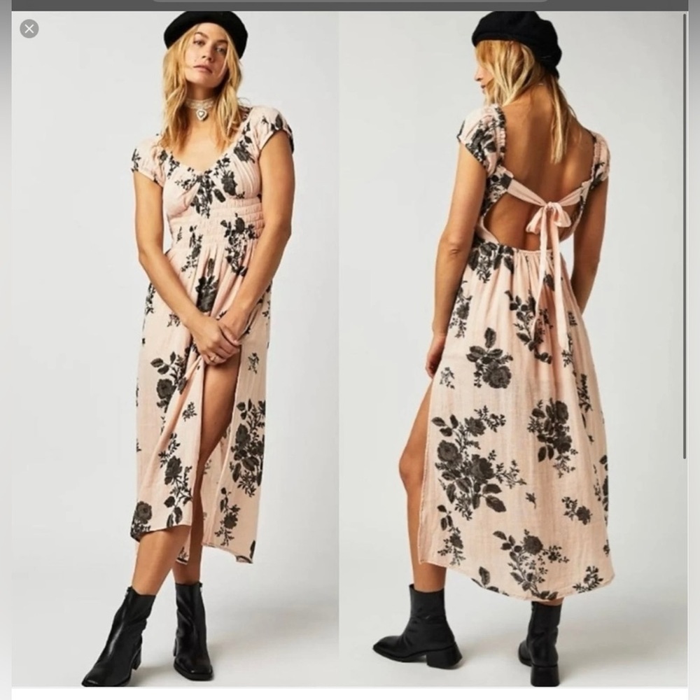 Free People Forget Me Not Floral Dress - Picture 4 of 11